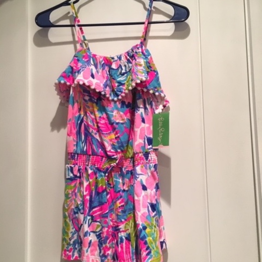 Lilly Pulitzer Romper Girls Size 8-10